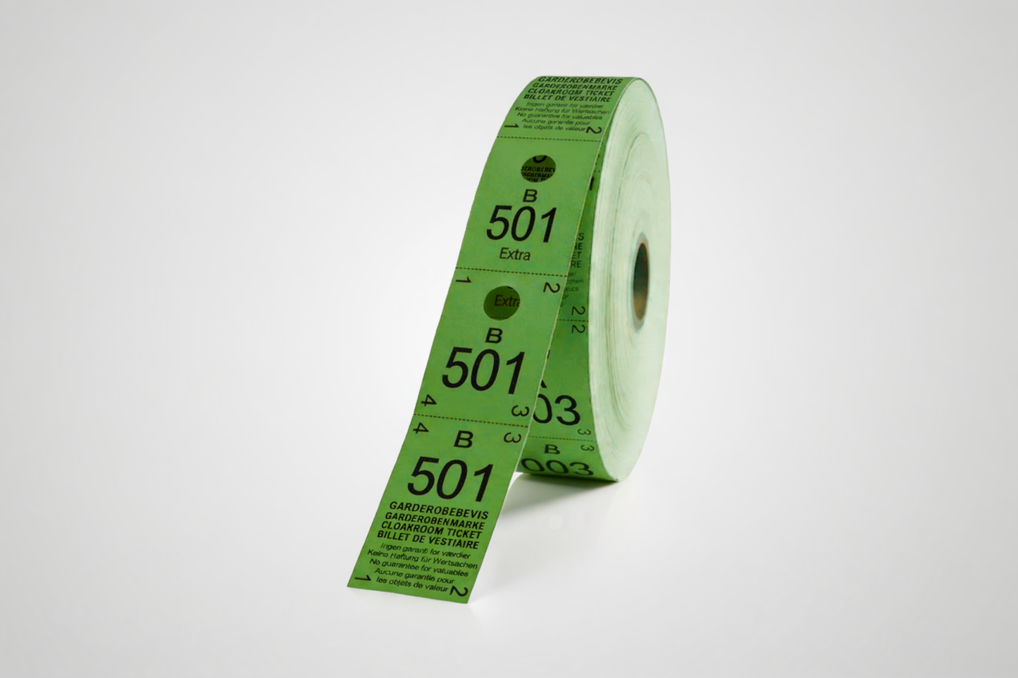 Cloakroom Tickets 3-Parts (500 pcs)