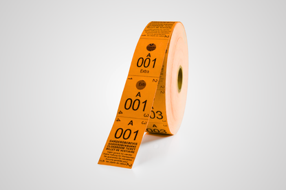 Cloakroom Tickets 3-Parts (500 pcs)