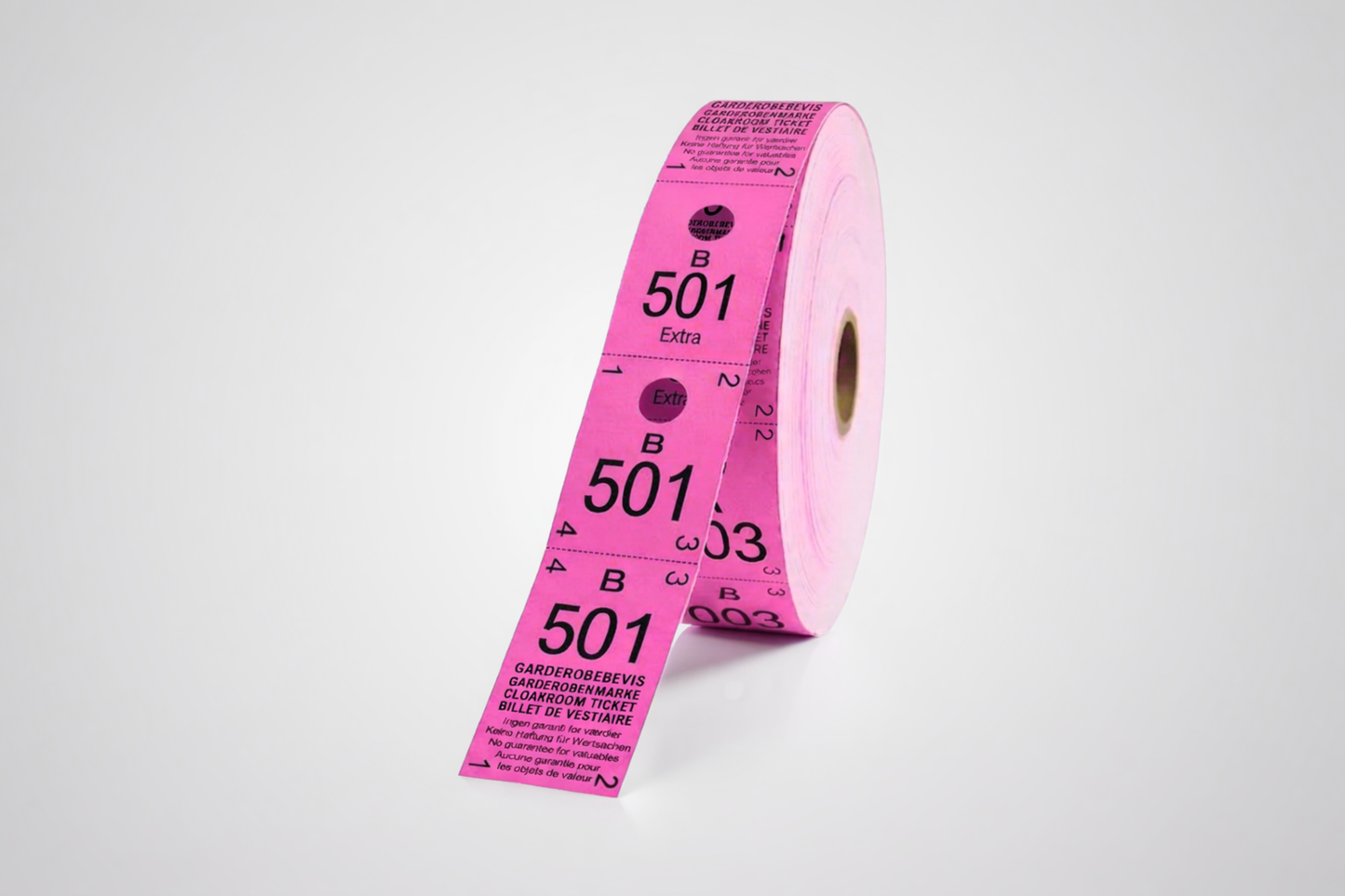 Cloakroom Tickets 3-Parts (500 pcs)