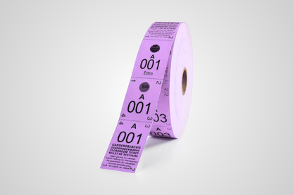 Cloakroom Tickets 3-Parts (500 pcs)