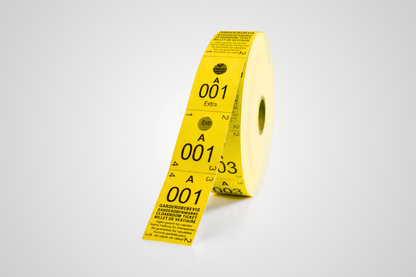Cloakroom Tickets 3-Parts (500 pcs)