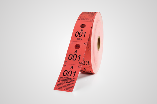 Cloakroom Tickets 3-Parts (500 pcs)