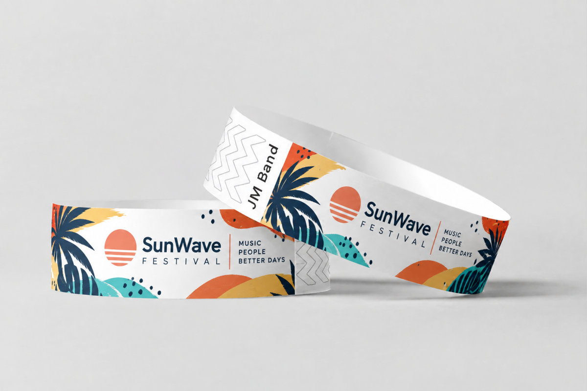 Paper Wristband - Full Colour