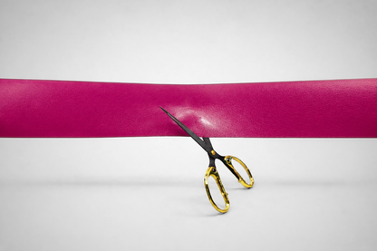 Coloured Inauguration Ribbons without Print