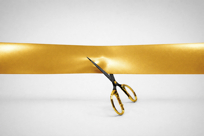 Coloured Inauguration Ribbons without Print