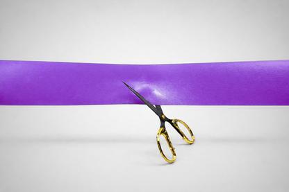 Coloured Inauguration Ribbons without Print