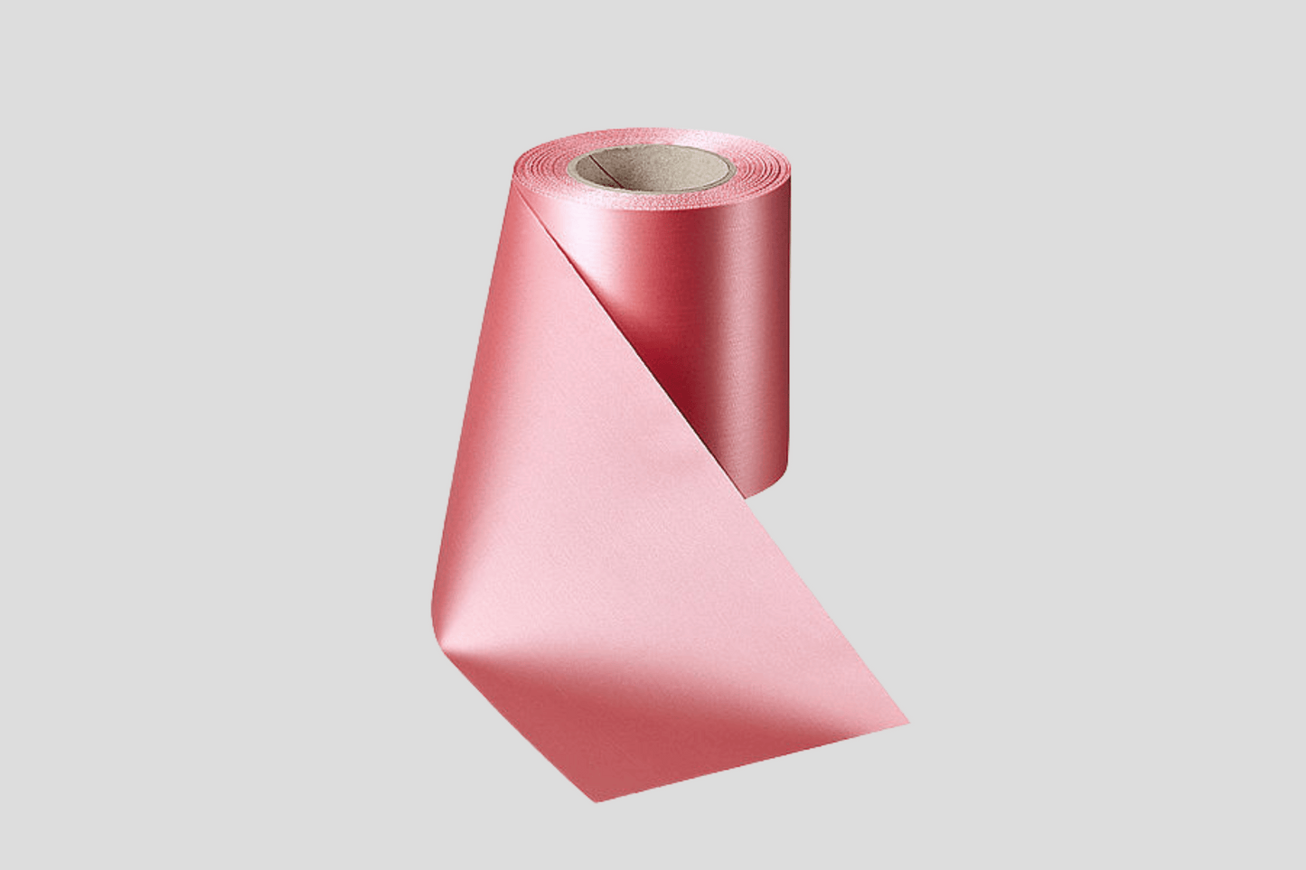 ECO Satin Ribbon Rolls 100 mm Ribbon JM Band UK Pink / Pink  