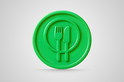Embossed Drink Token Voucher
