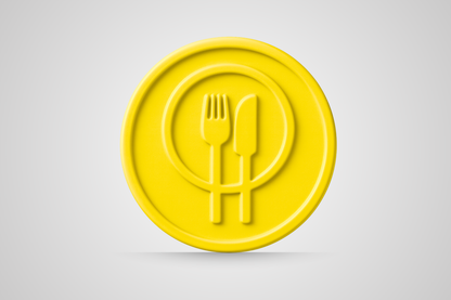 Embossed Drink Token Voucher