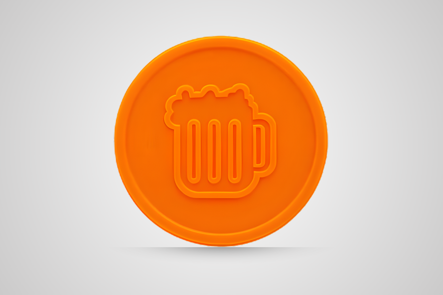 Embossed Drink Token Voucher