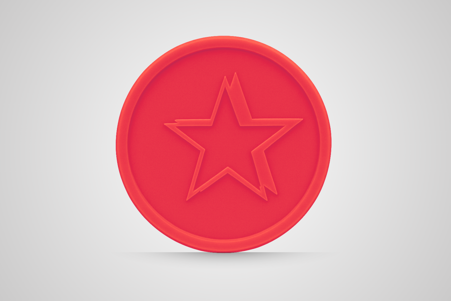 Embossed Drink Token Voucher