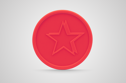 Embossed Drink Token Voucher