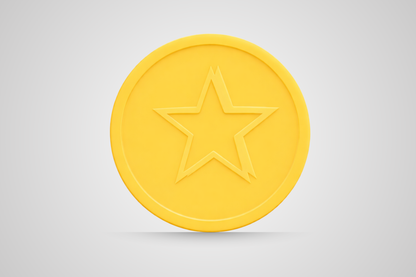 Embossed Drink Token Voucher