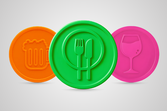 Embossed Drink Token Voucher