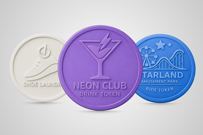 Embossed Plastic Tokens