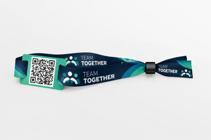 Fabric QR Code wristbands