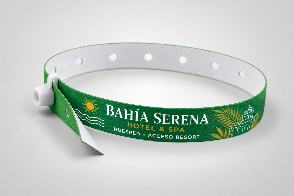 Fabric Bracelet with Snap Lock