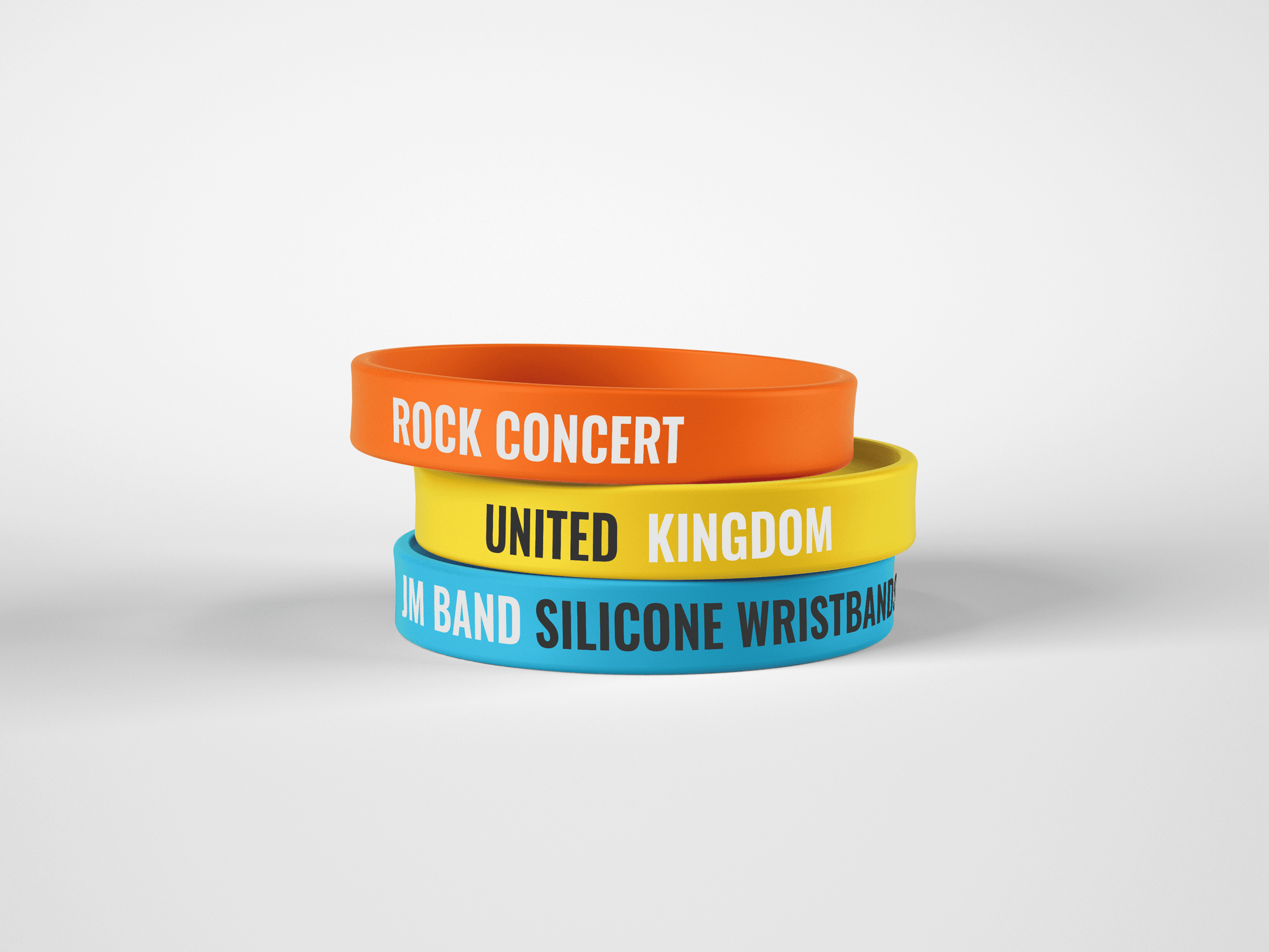 Printed Silicone Wristband Silicone wristbands JM Band UK   