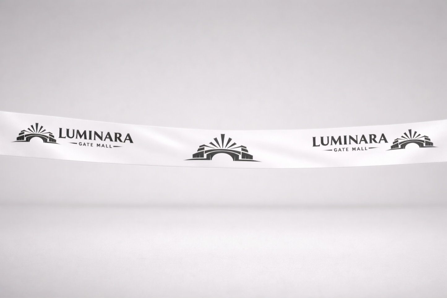 Inauguration Ribbon ECO Satin with Print