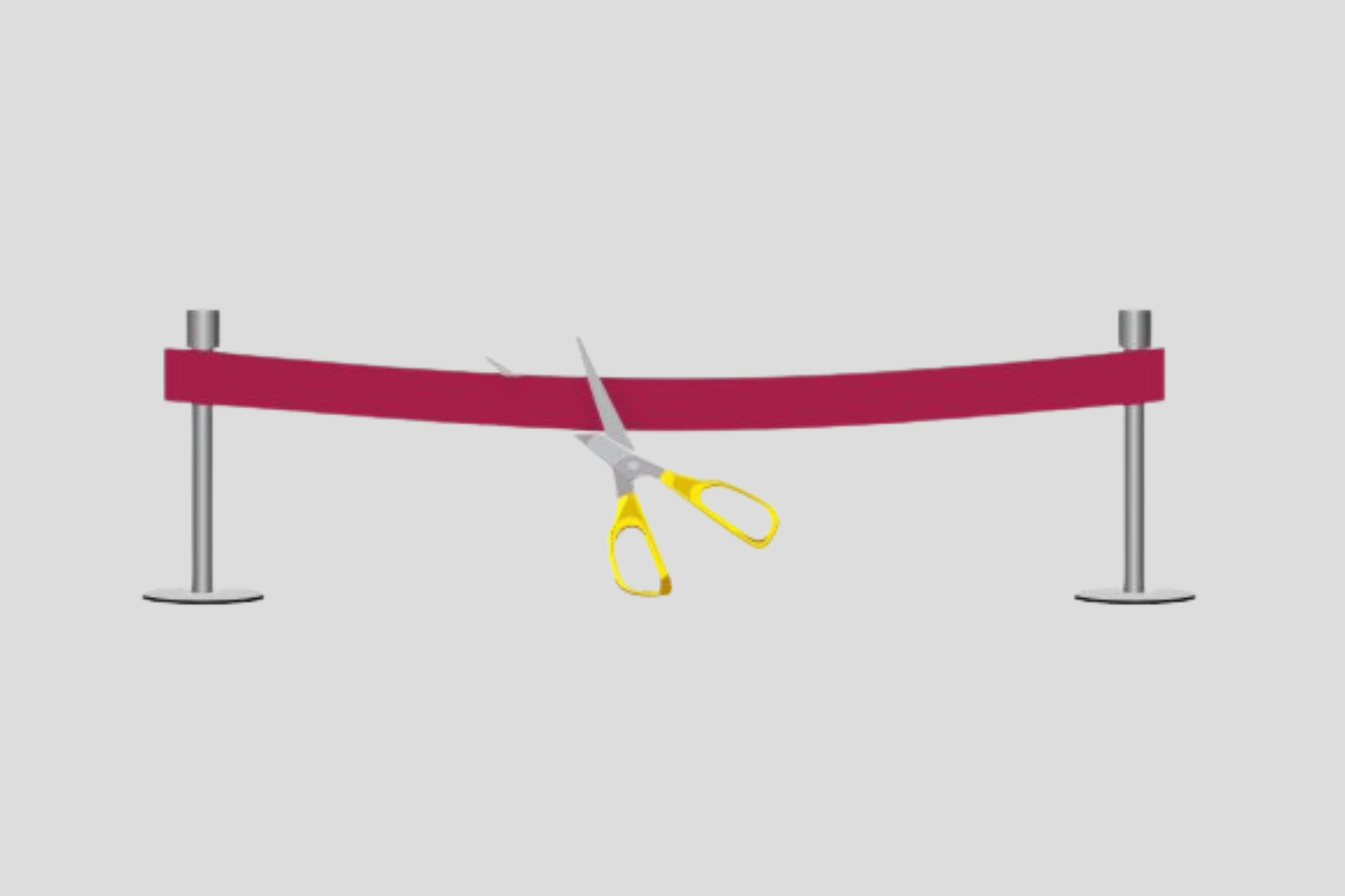 Environmentally Friendly Inauguration Ribbon Without Print