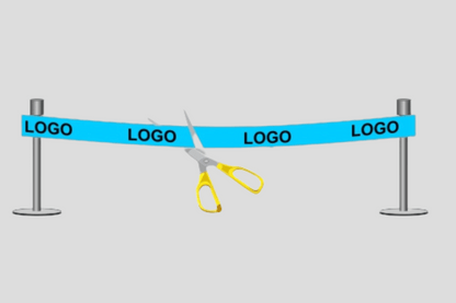 Inauguration Ribbon with Print - Inquire Ribbon JM Band UK   