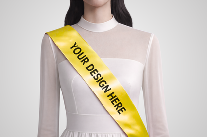 Sashes ECO Satin with Print