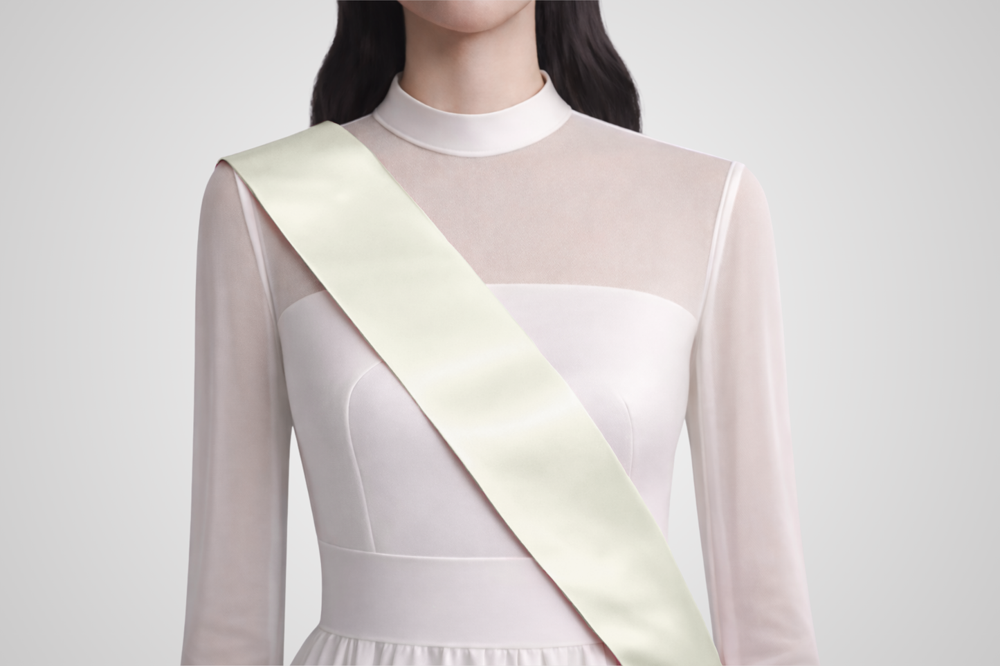 ECO Satin Sashes without Print