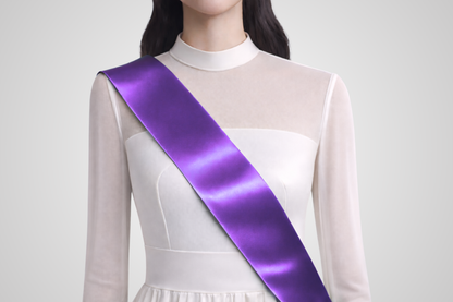 ECO Satin Sashes without Print