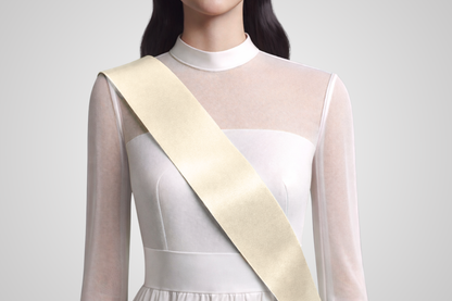 Coloured Sashes without Print