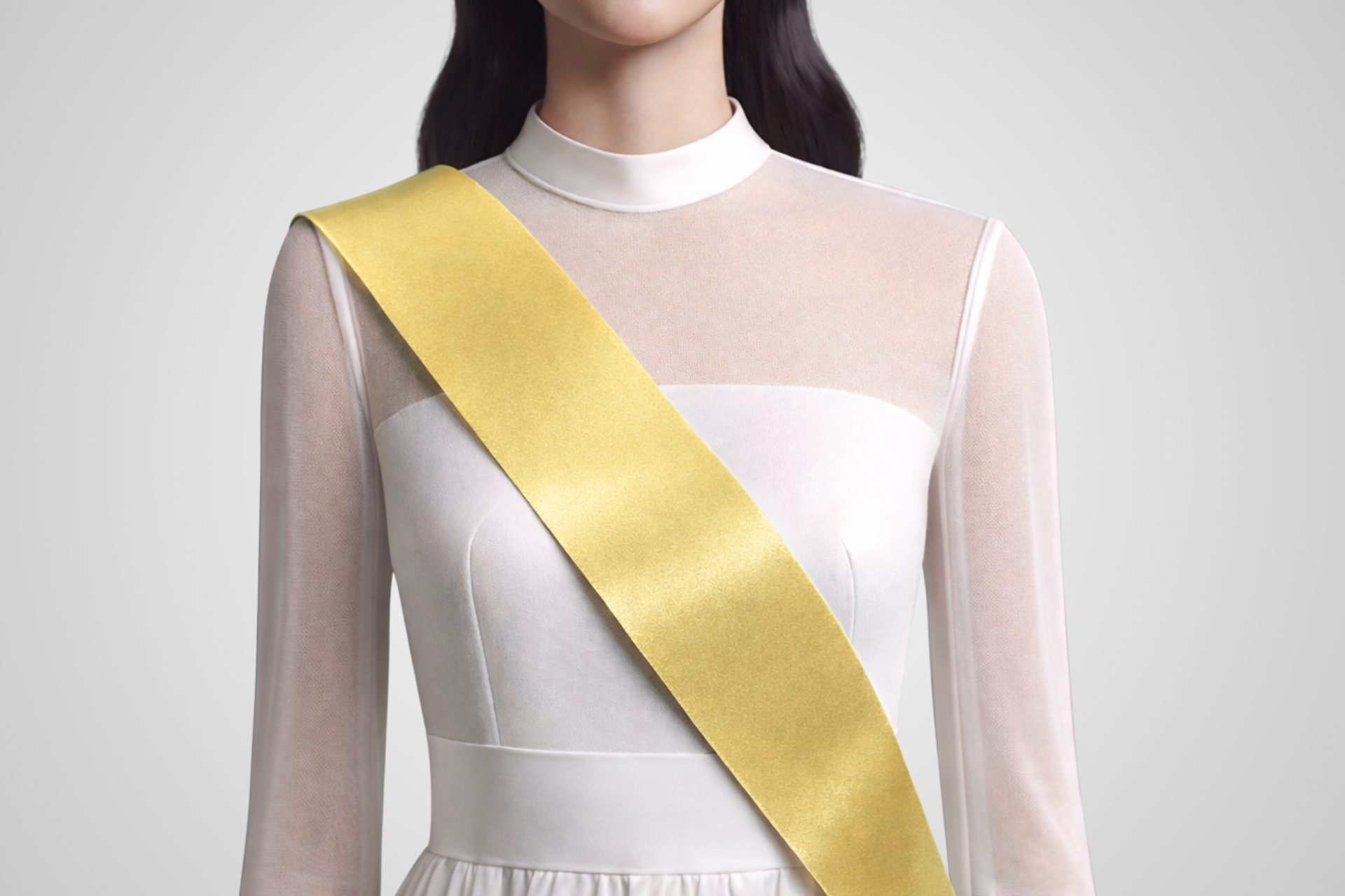 Coloured Sashes without Print
