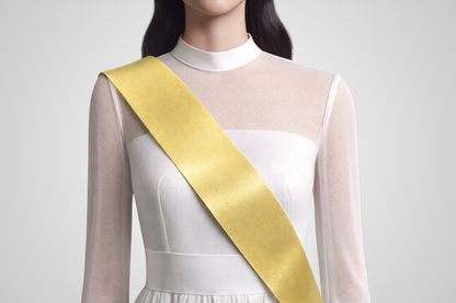 Coloured Sashes without Print