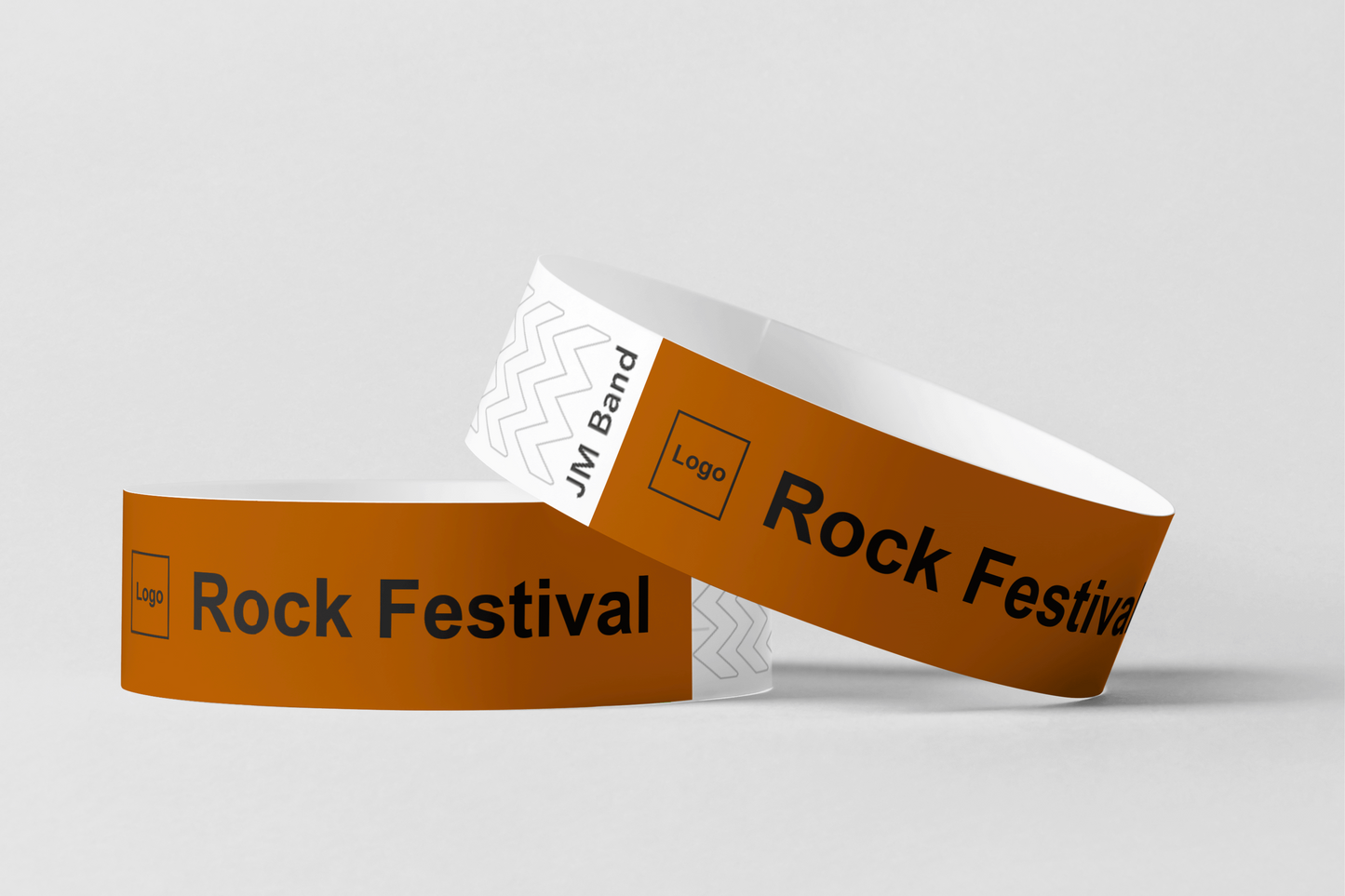 Paper Wristband - Black Print