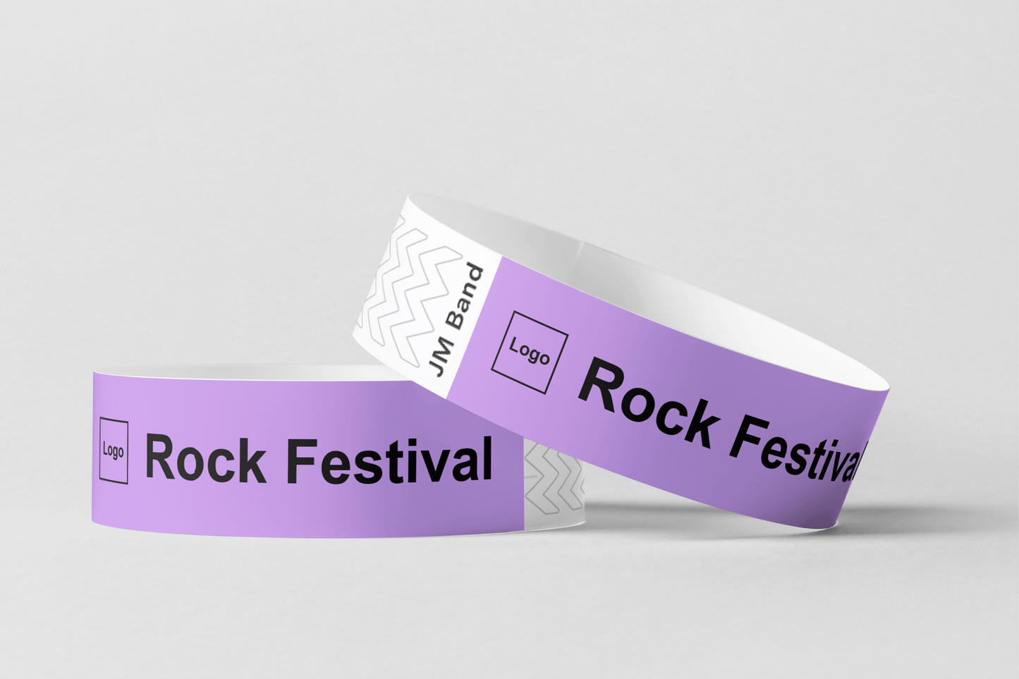 Paper Wristband - Black Print