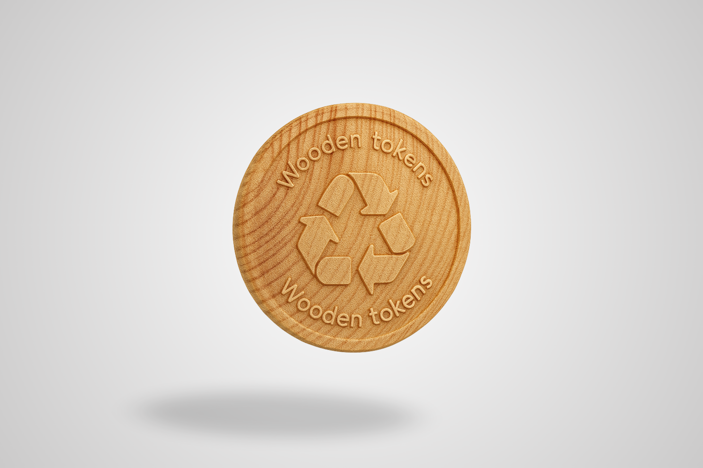 Embossed Wooden Tokens
