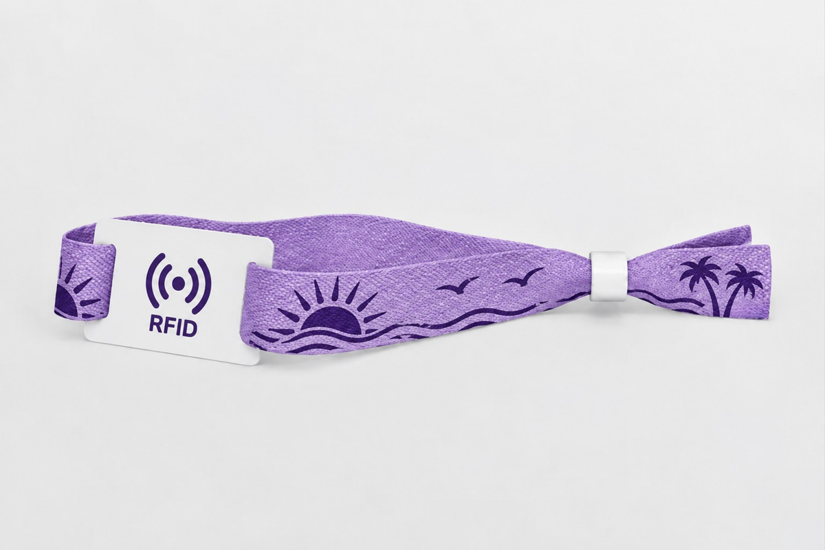 RFID Bamboo Fabric Wristbands