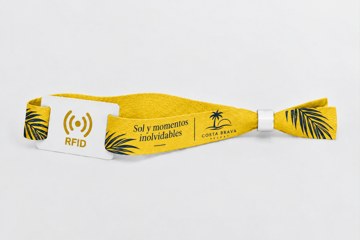 RFID Bamboo Fabric Wristbands