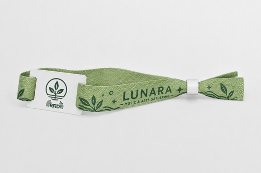 RFID Bamboo Fabric Wristbands