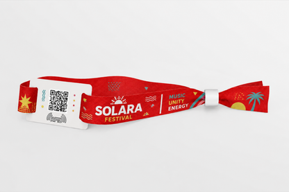 RFID Fabric Wristbands with Color Print for Quick Identification and Access control
