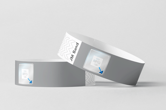 RFID Paper Wristbands - Inquire Paper wristbands JM Band UK   