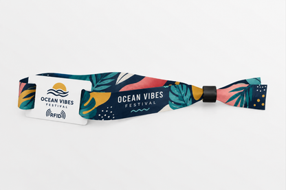 RFID rPET Fabric Wristbands