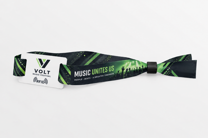 RFID rPET Fabric Wristbands