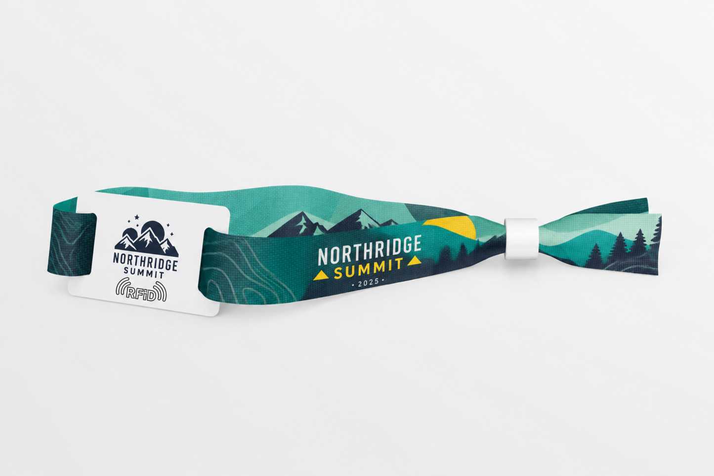 RFID rPET Fabric Wristbands