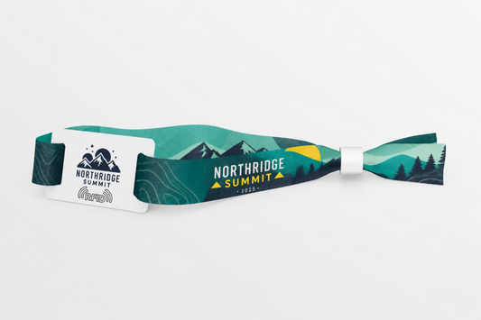 RFID rPET Fabric Wristbands