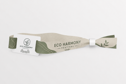 RFID rPET Fabric Wristbands