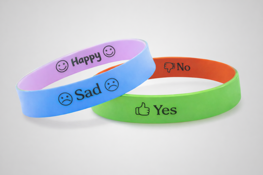 Silicone Wristbands - Printed Inside and Out Silicone wristbands JM Band® UK   