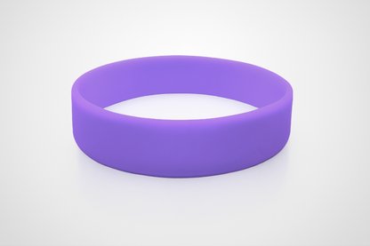 Silicone wristbands without print for children
