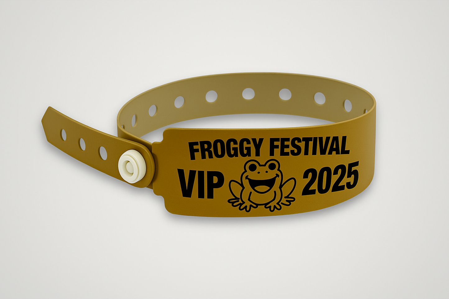 Vinyl Wristbands "W-Shape" with Print