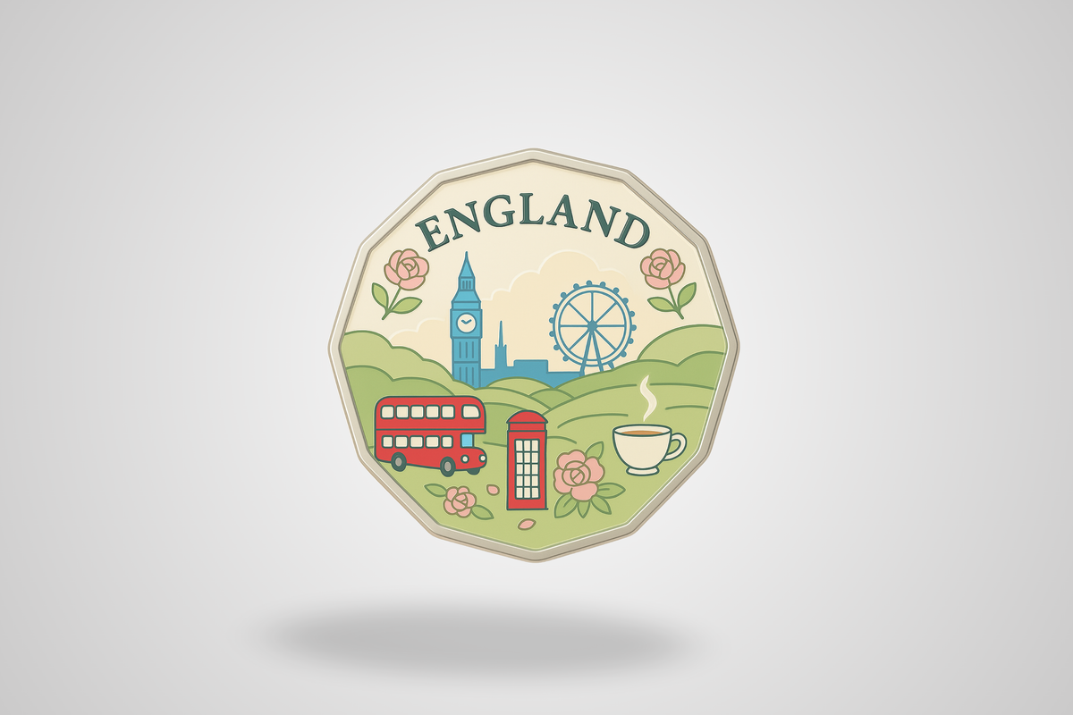 UK Trolley Tokens Full Printing