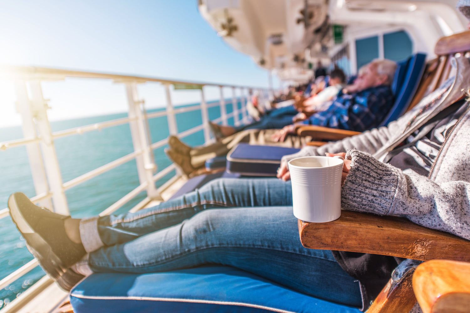 deckchairs cruise ship