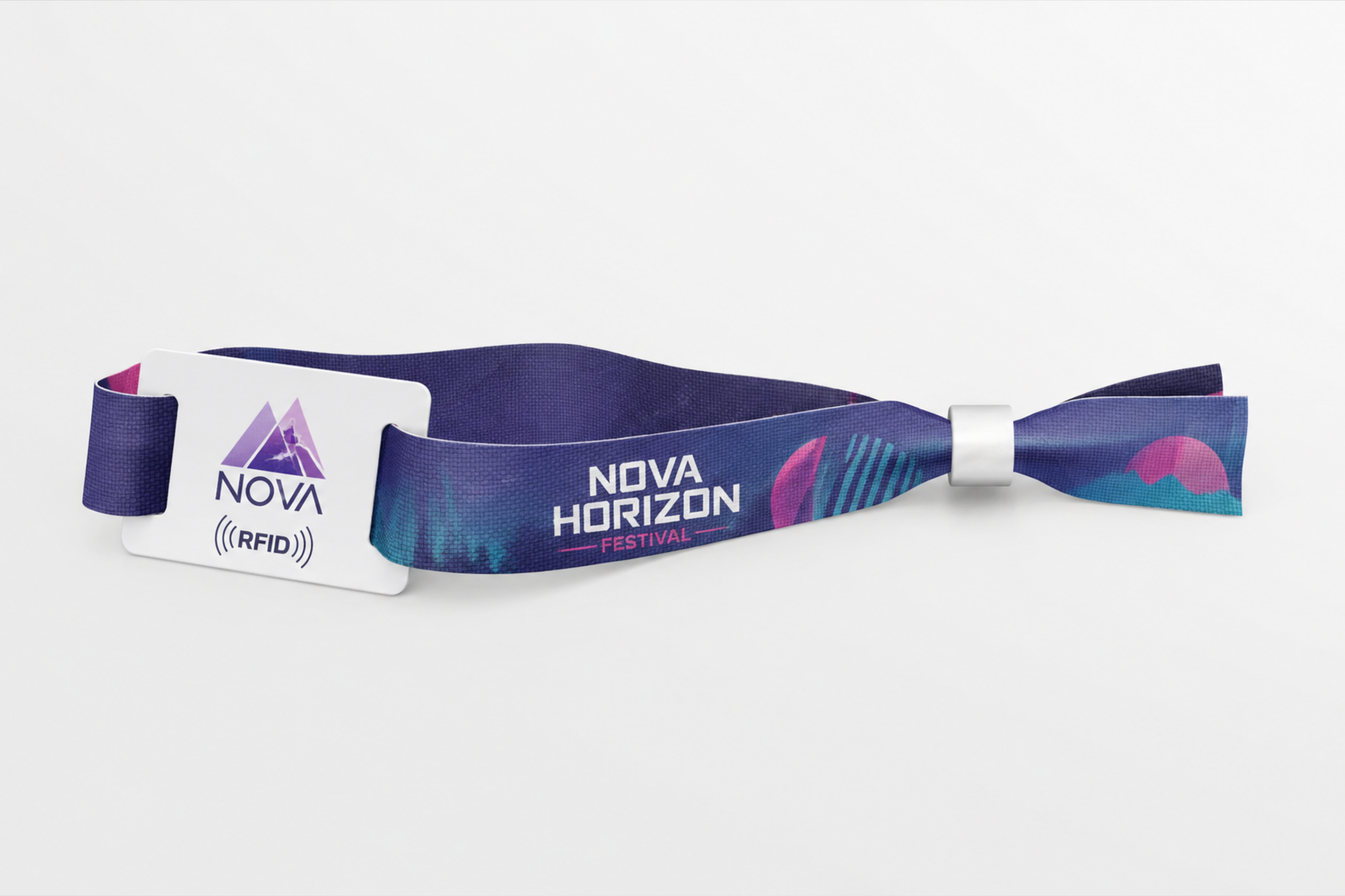 Fabric Wristbands with RFID and Color Print from JM Band®
